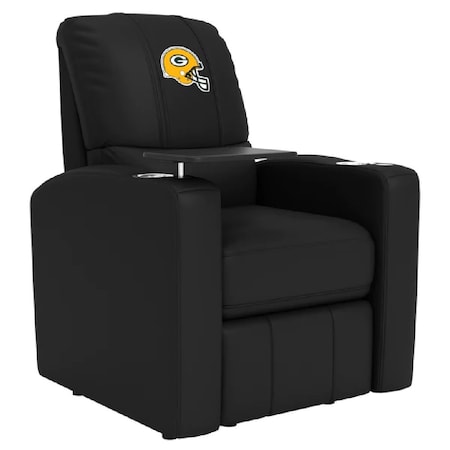 Stealth Power Plus Recliner With Green Bay Packers Helmet Logo